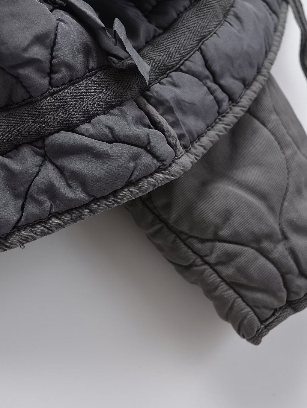 Women's loose standing collar warm cotton Coat