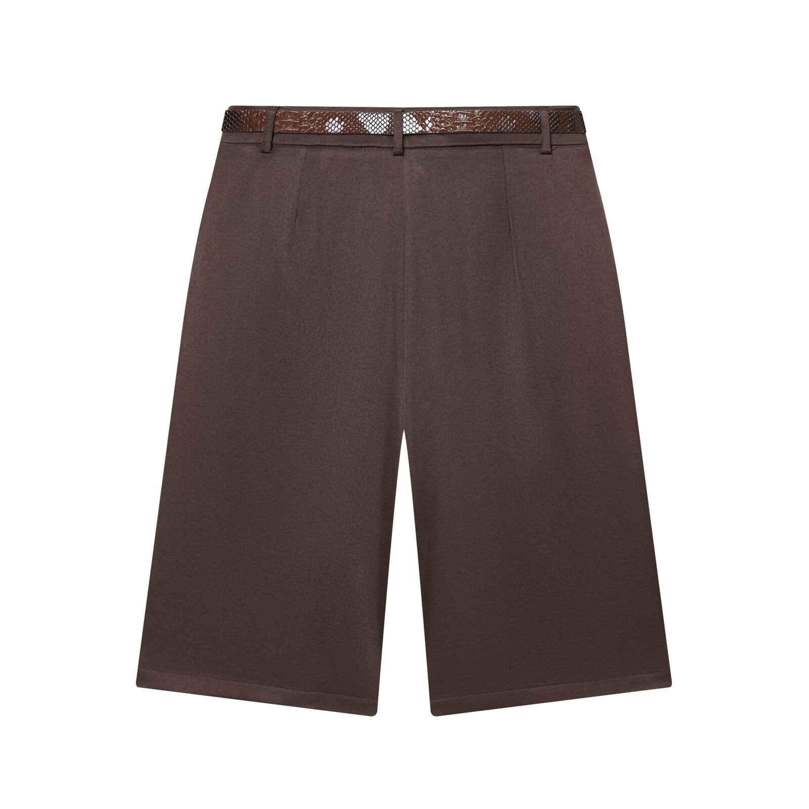 Women's With Belt casual Long style shorts
