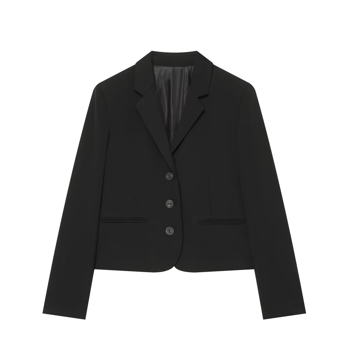 suit Women's 2 pieces short single breasted Blazer Coat+split flared pants