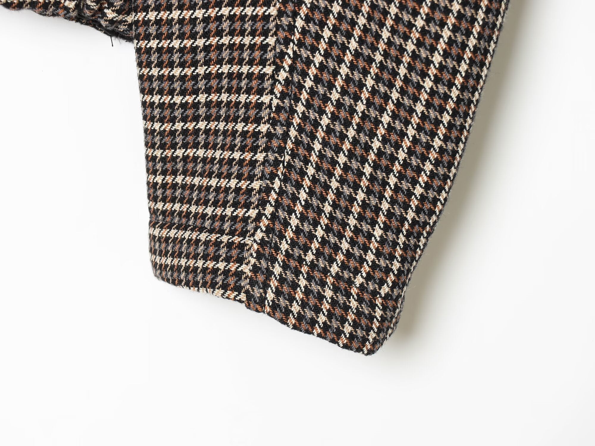suit Women's 2 pieces plaid cotton pilot jacket Coat+Skirts