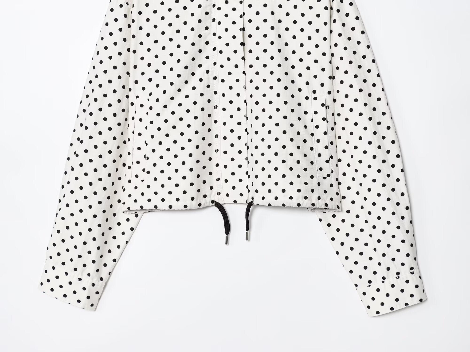suit Women's 2 pieces polka dot Bubble gauze Coat + Shorts