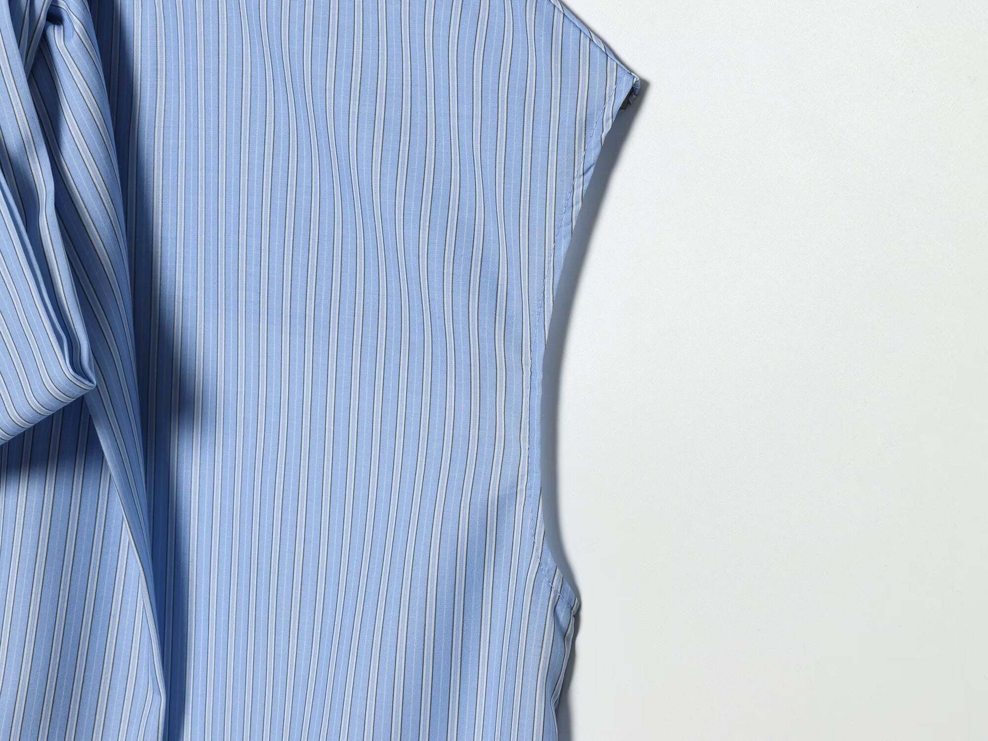 Women's bow decoration striped shirt