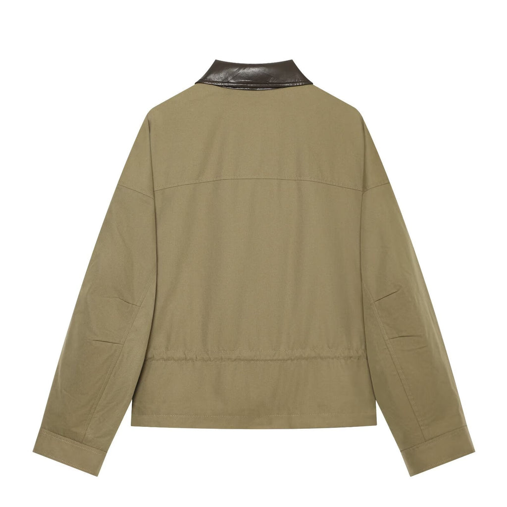 Women's retro casual workwear style cotton Coat