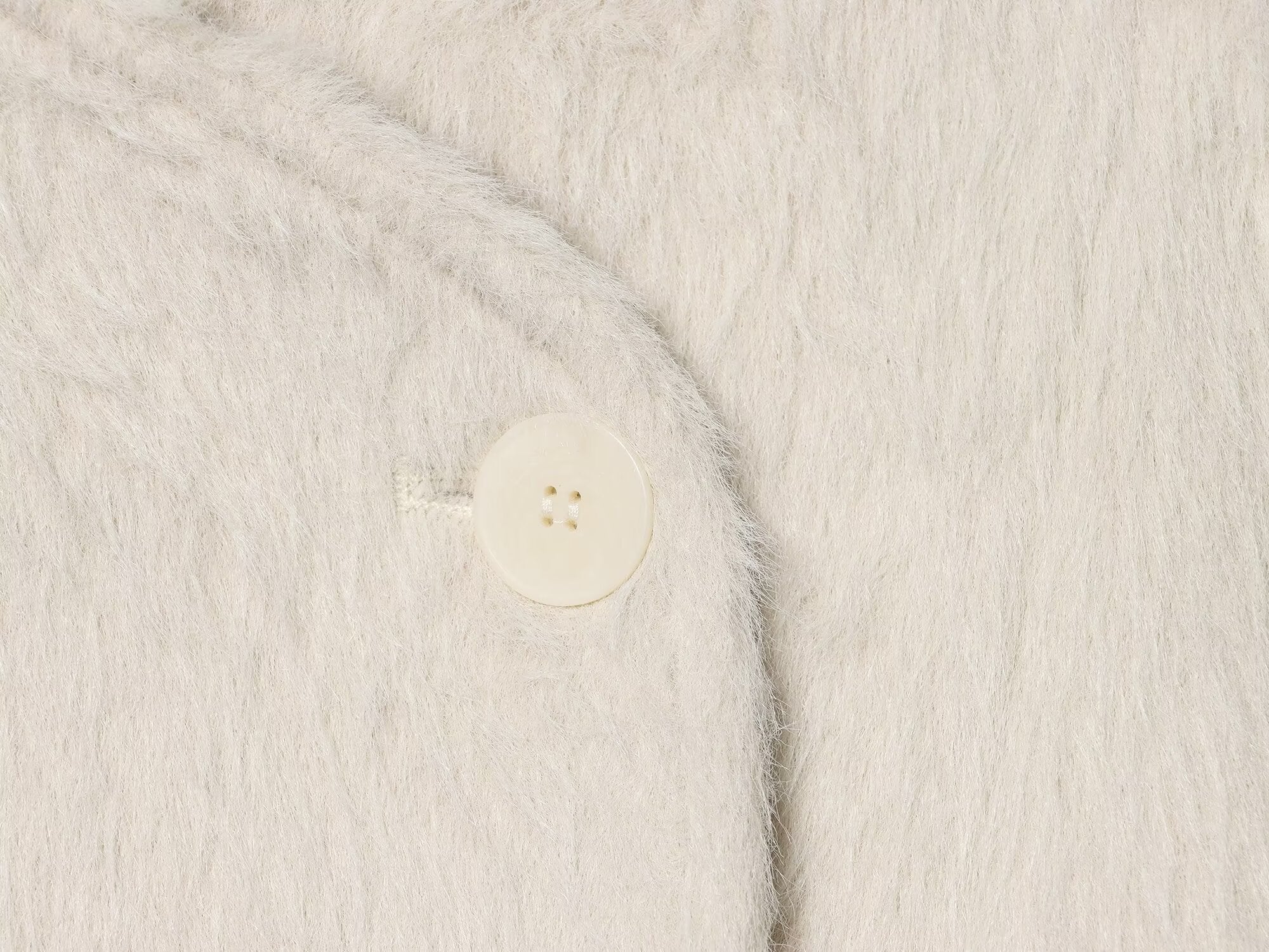 Women's long sleeved fleece jacket Coat