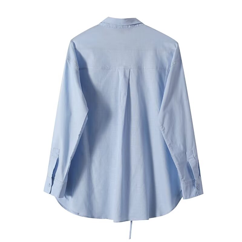 Women's New Chinese style Linen Blended Shirt
