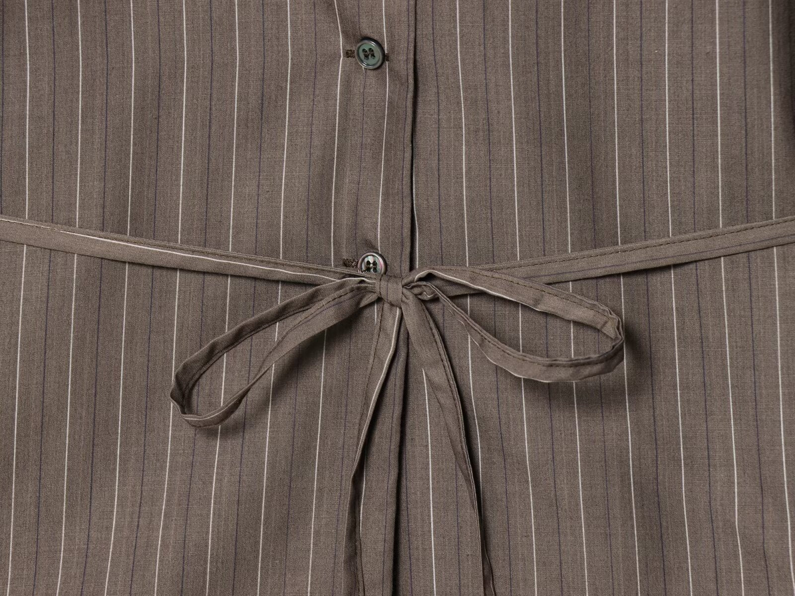 Women's New Fashion With Belt Loose Shoulder Pads Striped Suit Coat+Pants Suit