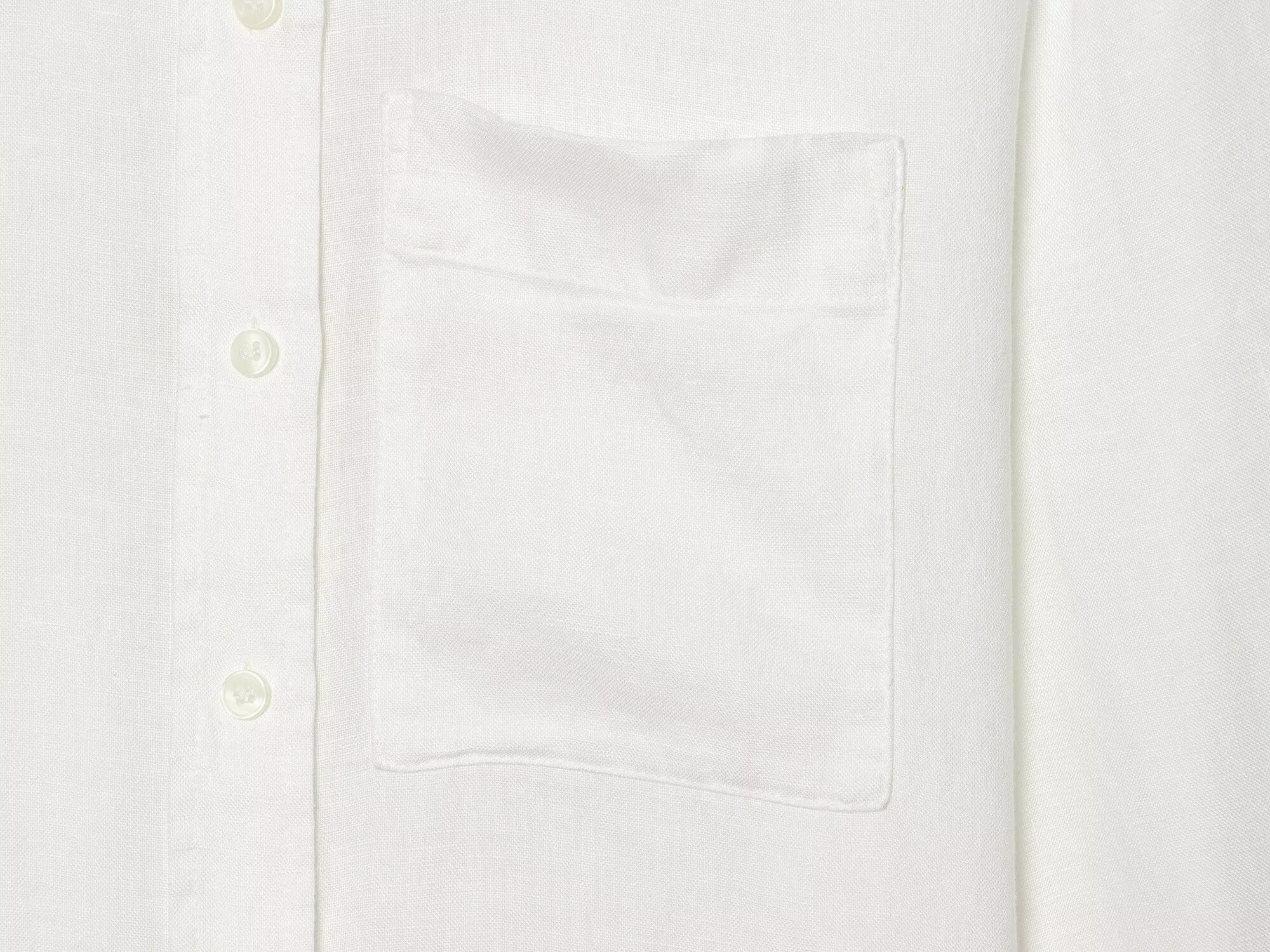 Women's linen blended linen long sleeved shirt