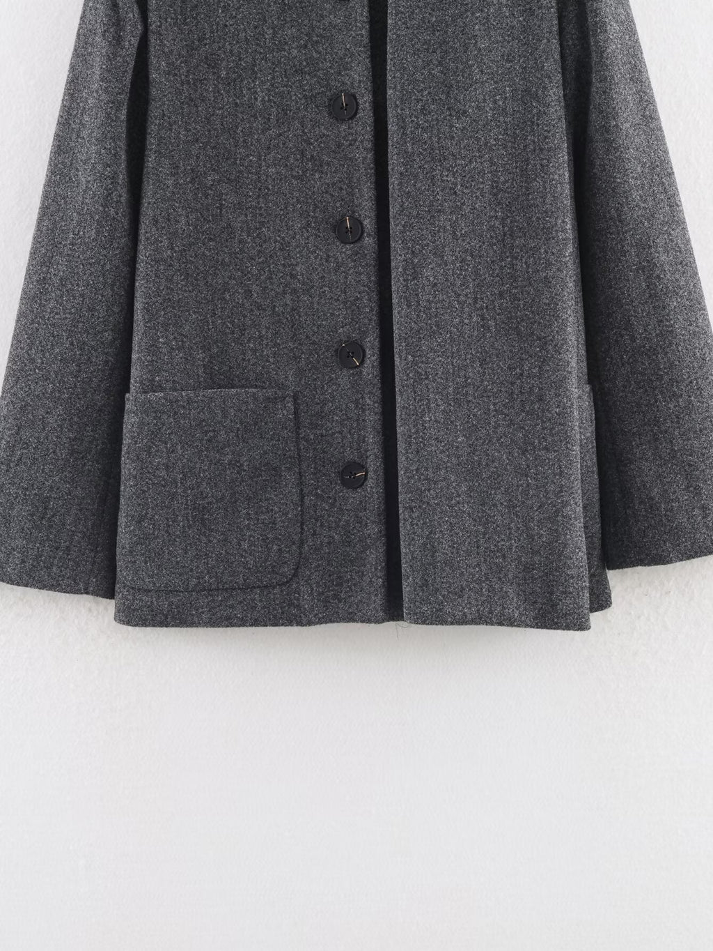 Women's with scarf loose O Neck woolen Coat