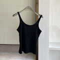 Women's new fashion Joker fitness big neckline Joker vest