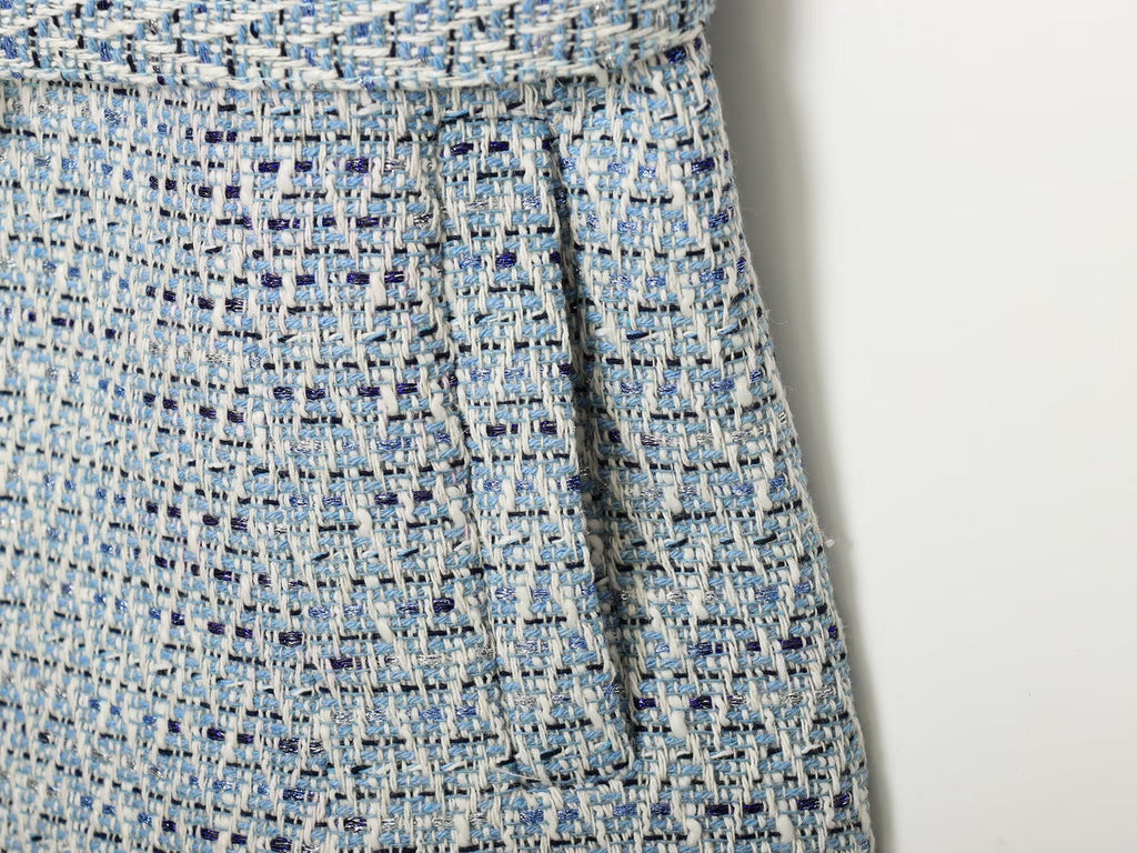 Women's with Belt bead decoration textured vest