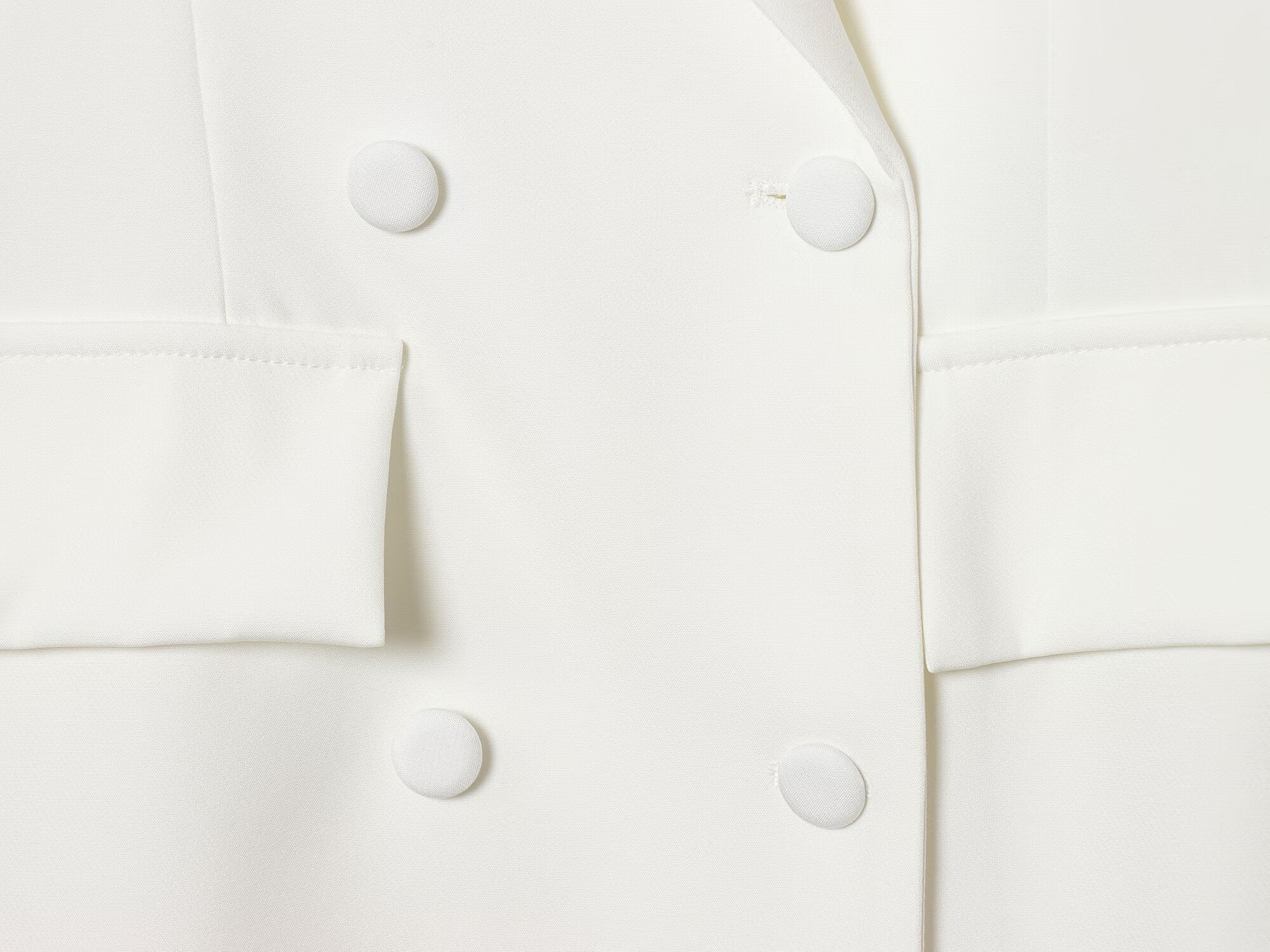 Women's solid slim double breasted Blazer Coat