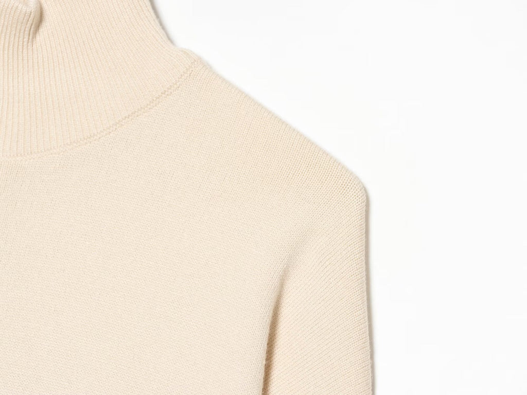 Women's soft textured zipper striped knitted sweater