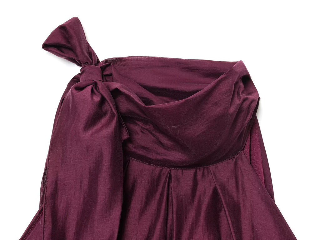 Women's new fashion bow decoration sleeveless fluffy top