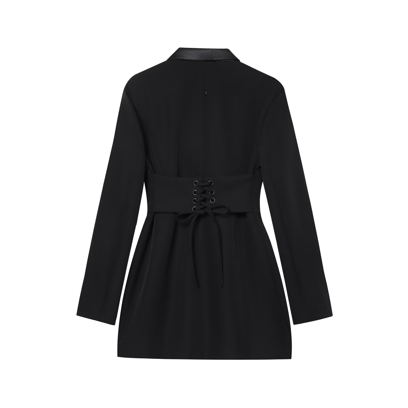 Women's patchwork lapel Blazer Coat style mini skirt