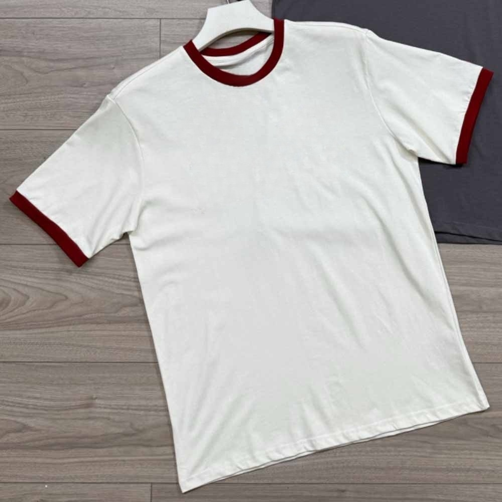 2026 New O-neck Contrast Retro T-shirt