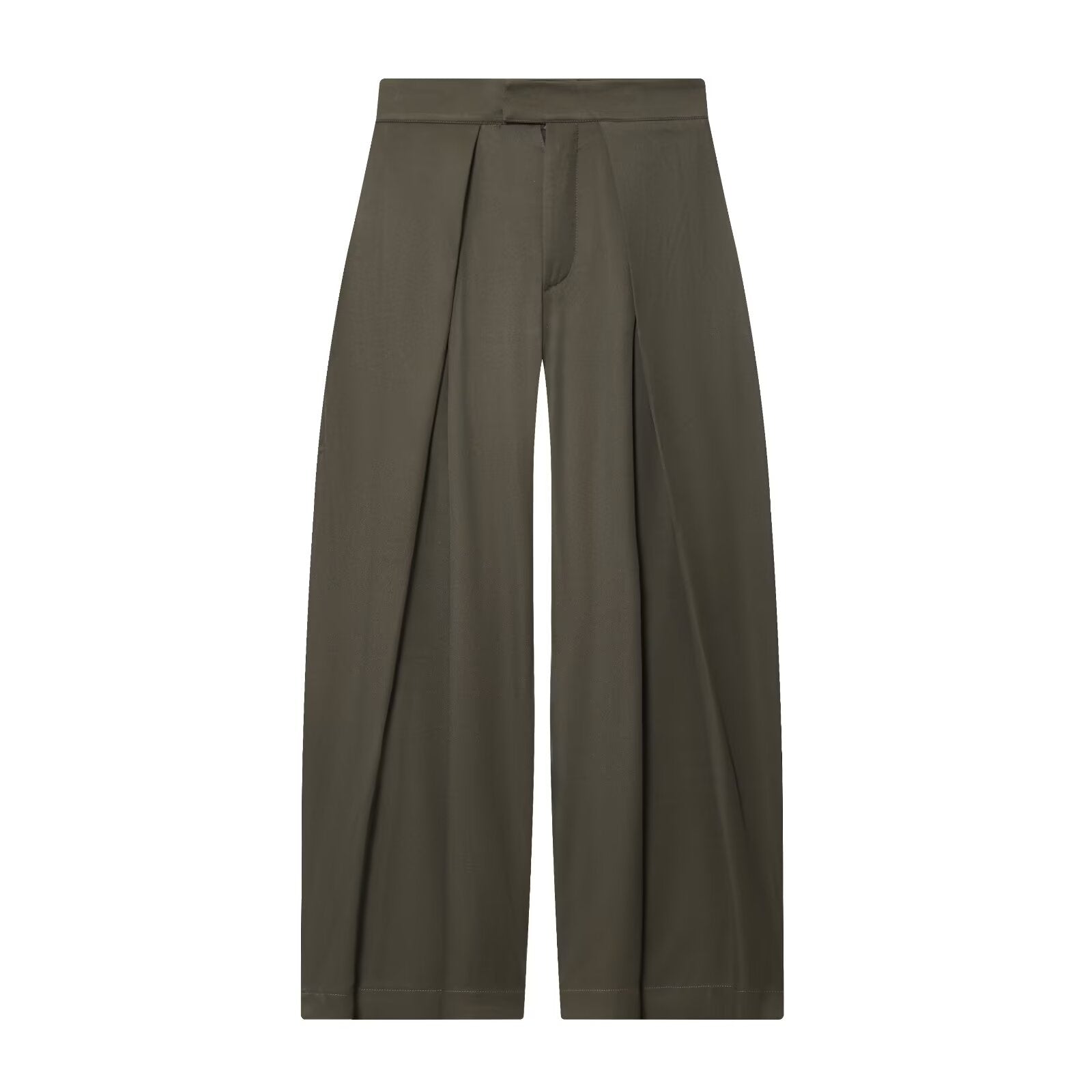 Women's New Fashion With Belt Loose Button-up Lapel Coat+Pants Suit