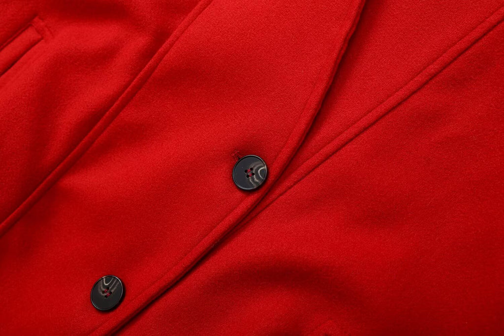 Women's soft textured stand collar jacket Coat