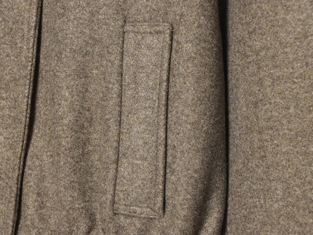Women's soft textured stand collar pleated Coat