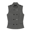Women's casual double breasted striped top