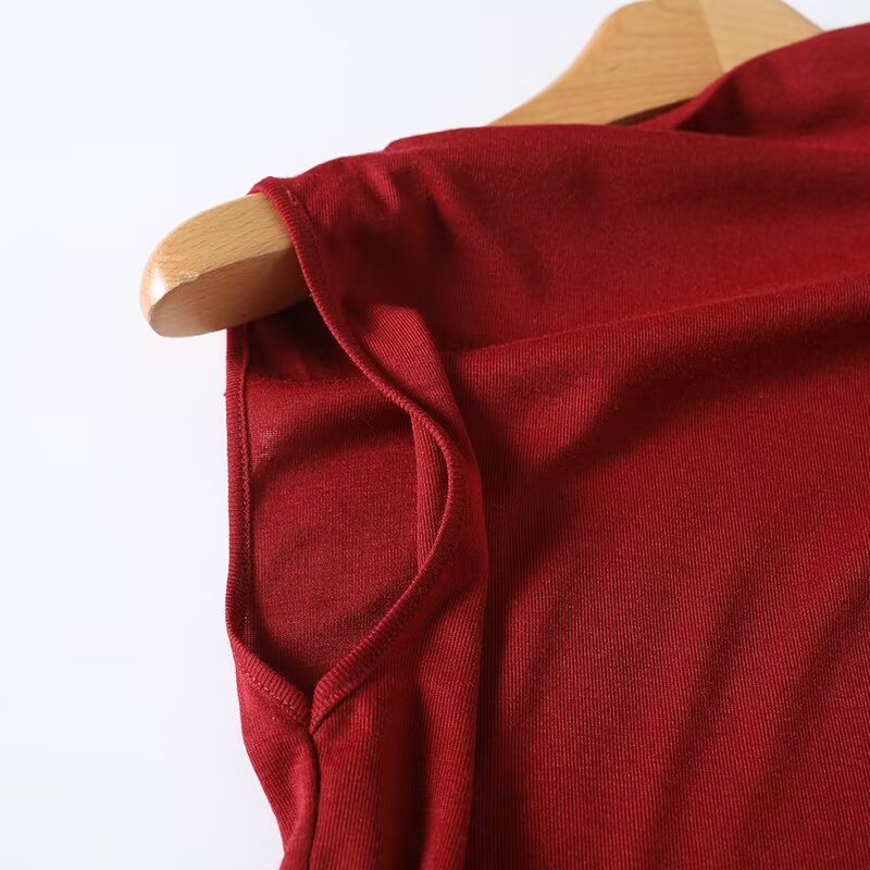 Women's new irregular design sleeveless top
