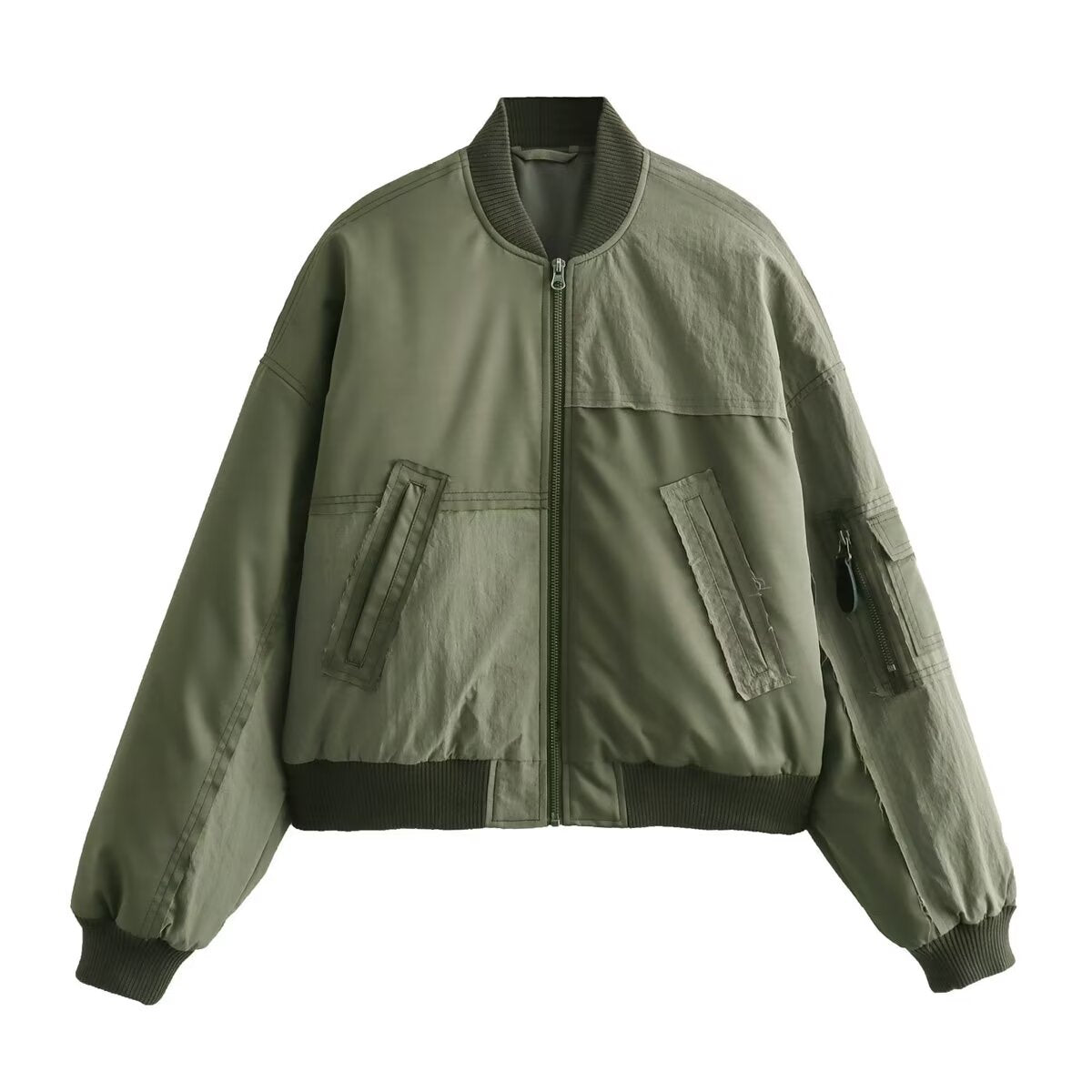 Women's 2025 new patchwork flying cotton jacket Coat