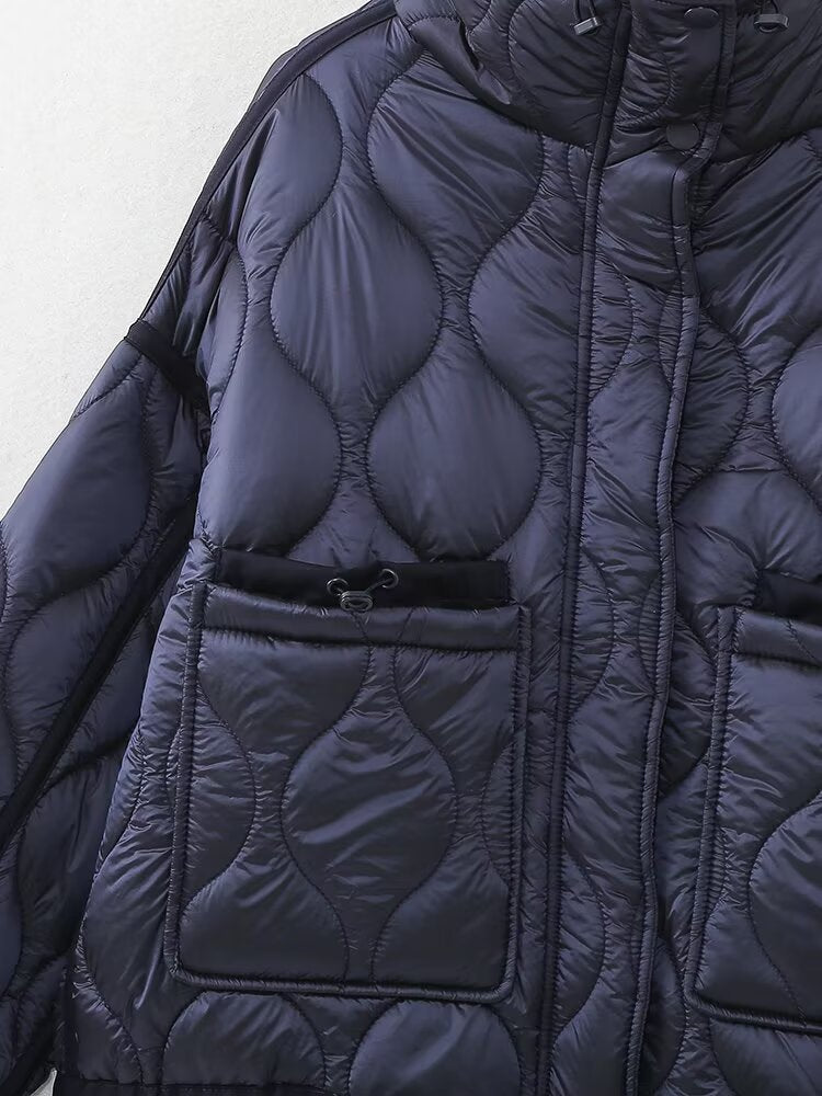Women's loose warm cotton jacket Coat