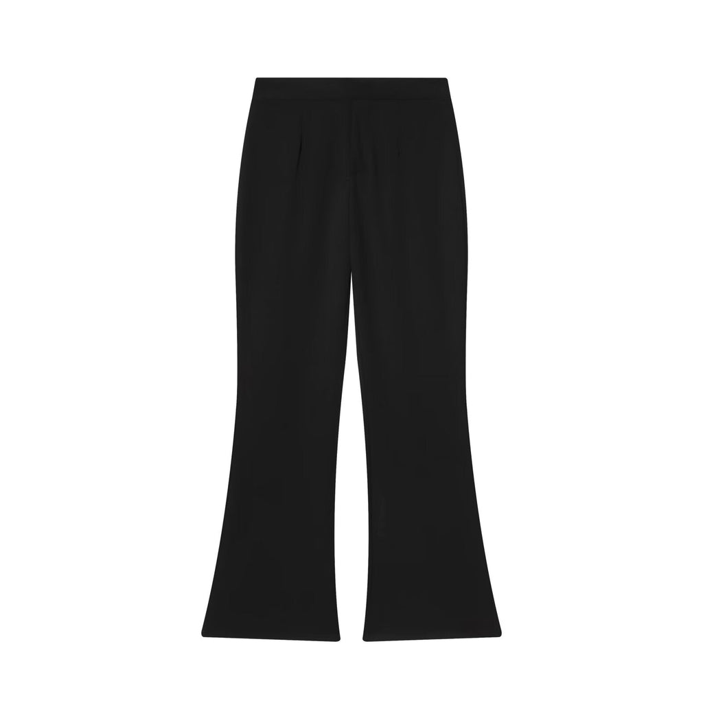 suit Women's 2 pieces short V-neck slim top+Pants