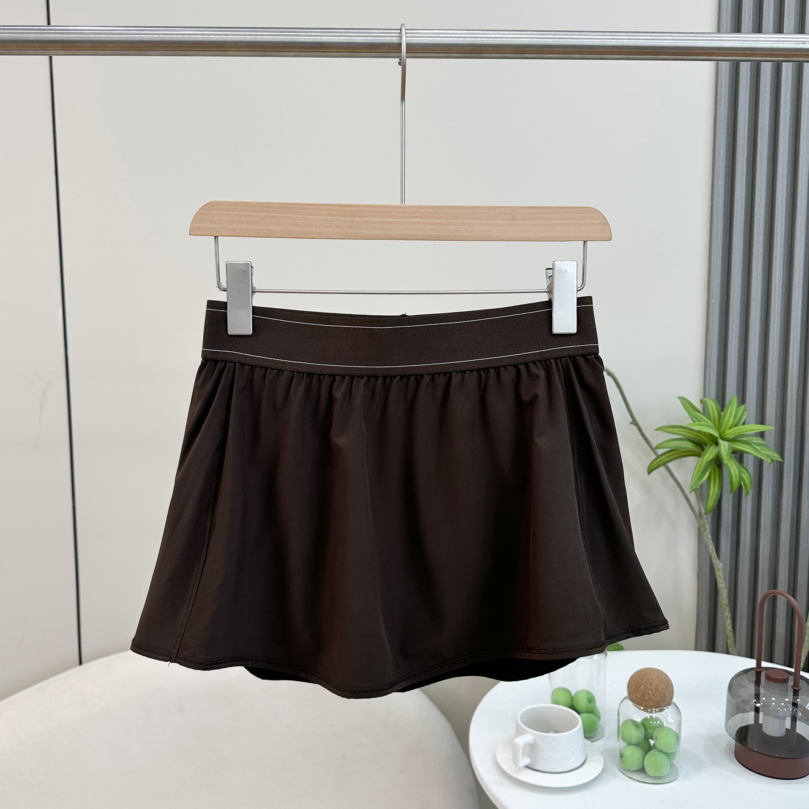 Women's new anti-exposure sports fitness miniskirt pants