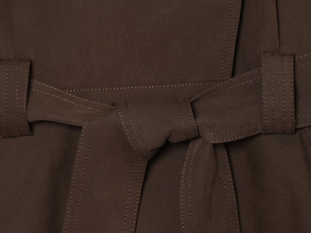 Women's with belt short windbreaker style jacket Coat