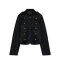 Women's rope knot buckle effect jacket Coat