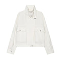 Women's Casual Stand Collar Jacket Coat
