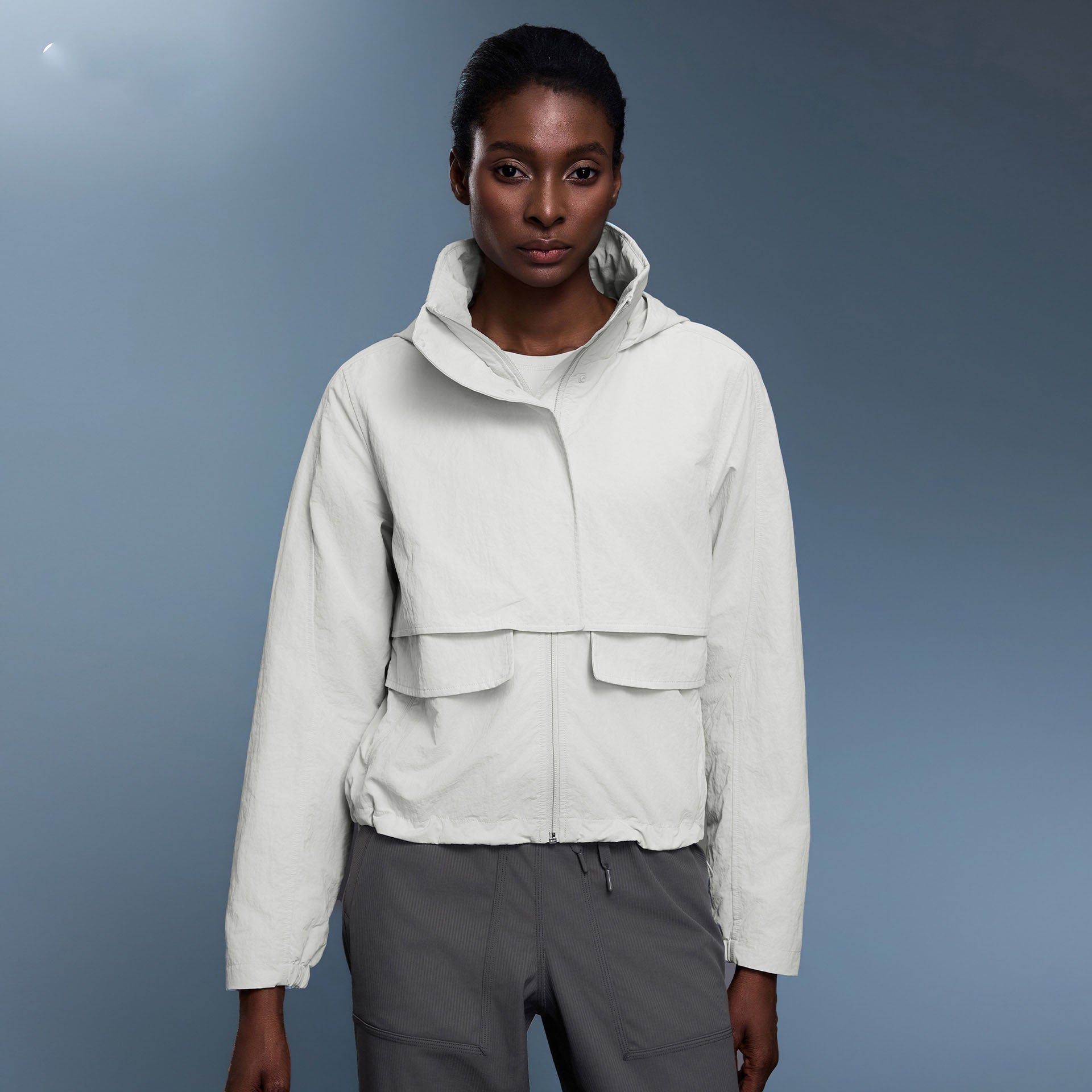 Women's new waterproof and wear-resistant sports windbreaker coat