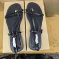 Women's 2025 New Fashion Joker Toe Design Thin Bottom Flat Sandals Sandals