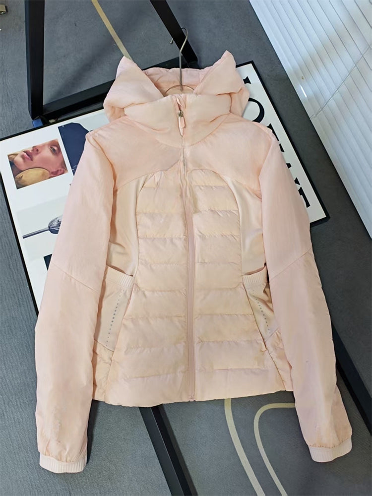 LU women's new slim thin warm down jacket