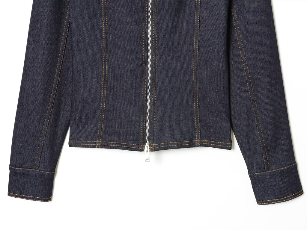 suit Women's 2 pieces slim denim jacket Coat+Jeans