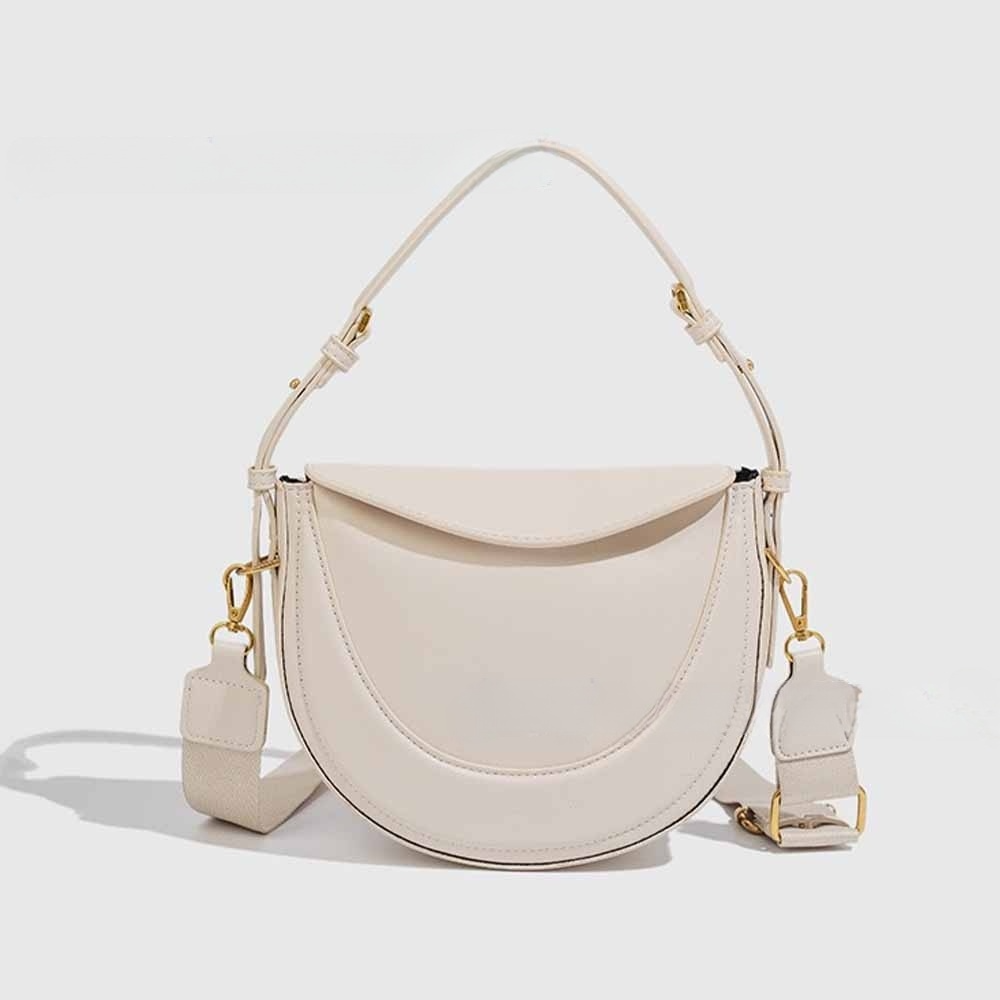 Women's new one-shoulder messenger bag with advanced crescent bag