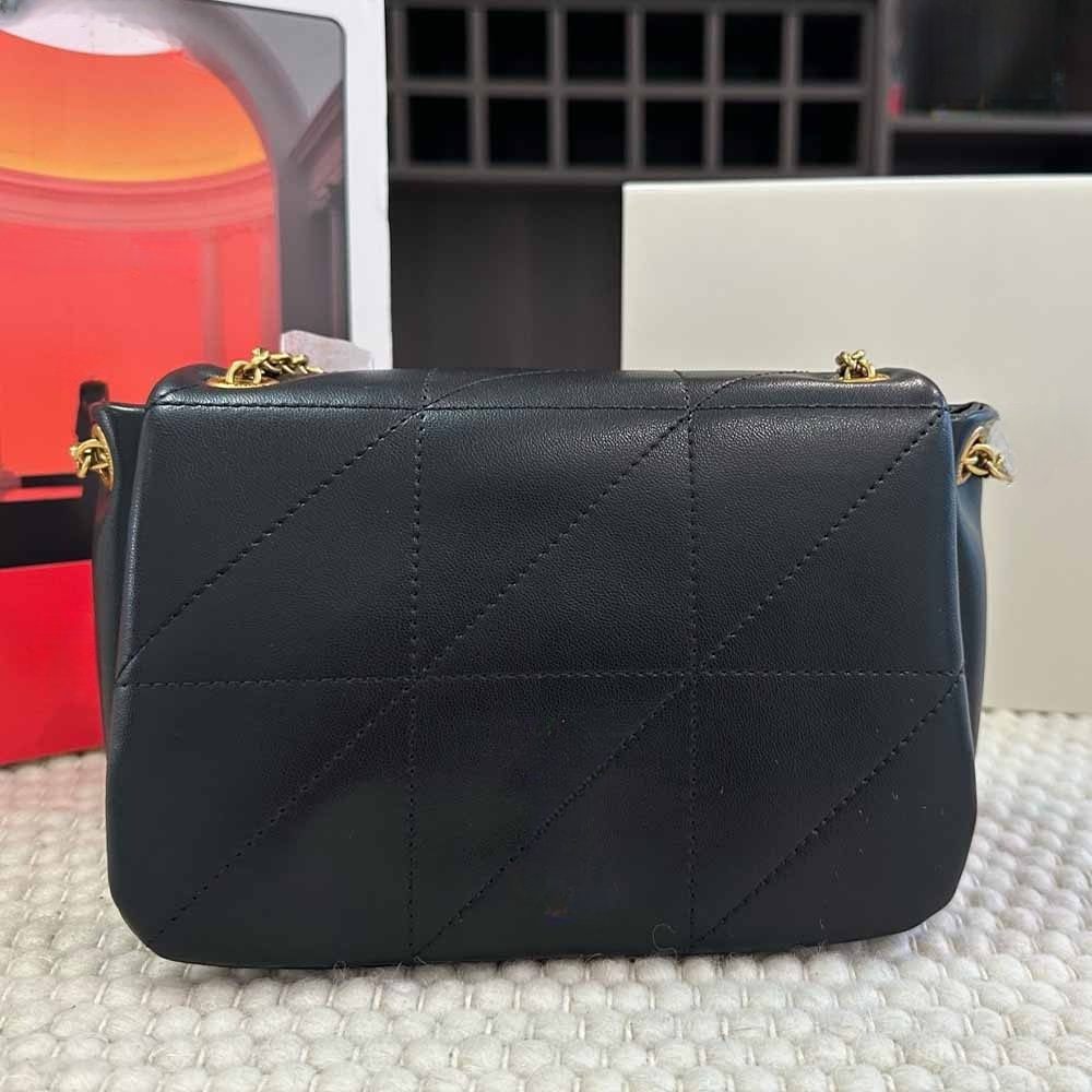Women's new metal chain flip design shoulder bag