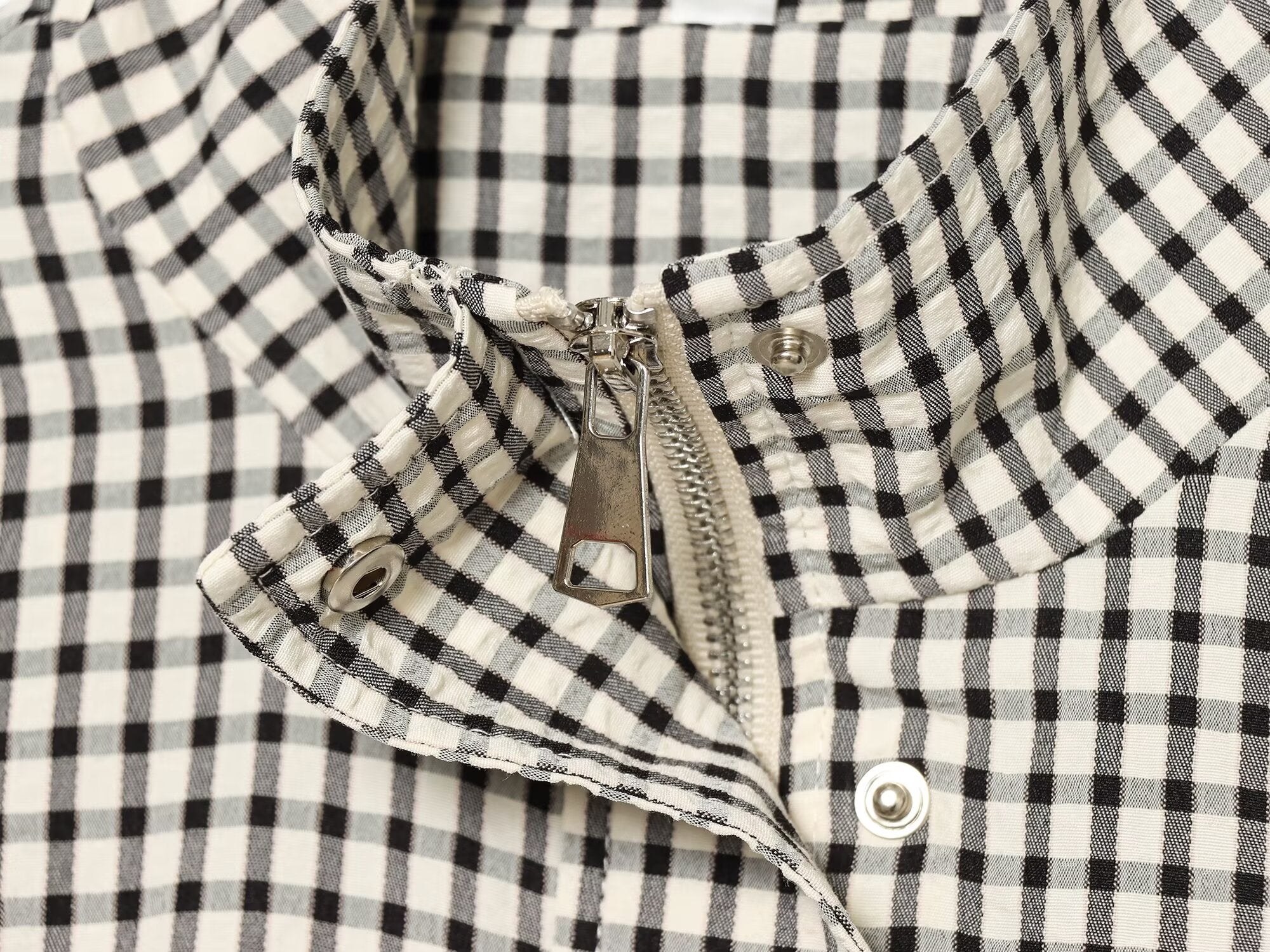 Women's checkered pilot jacket Coat