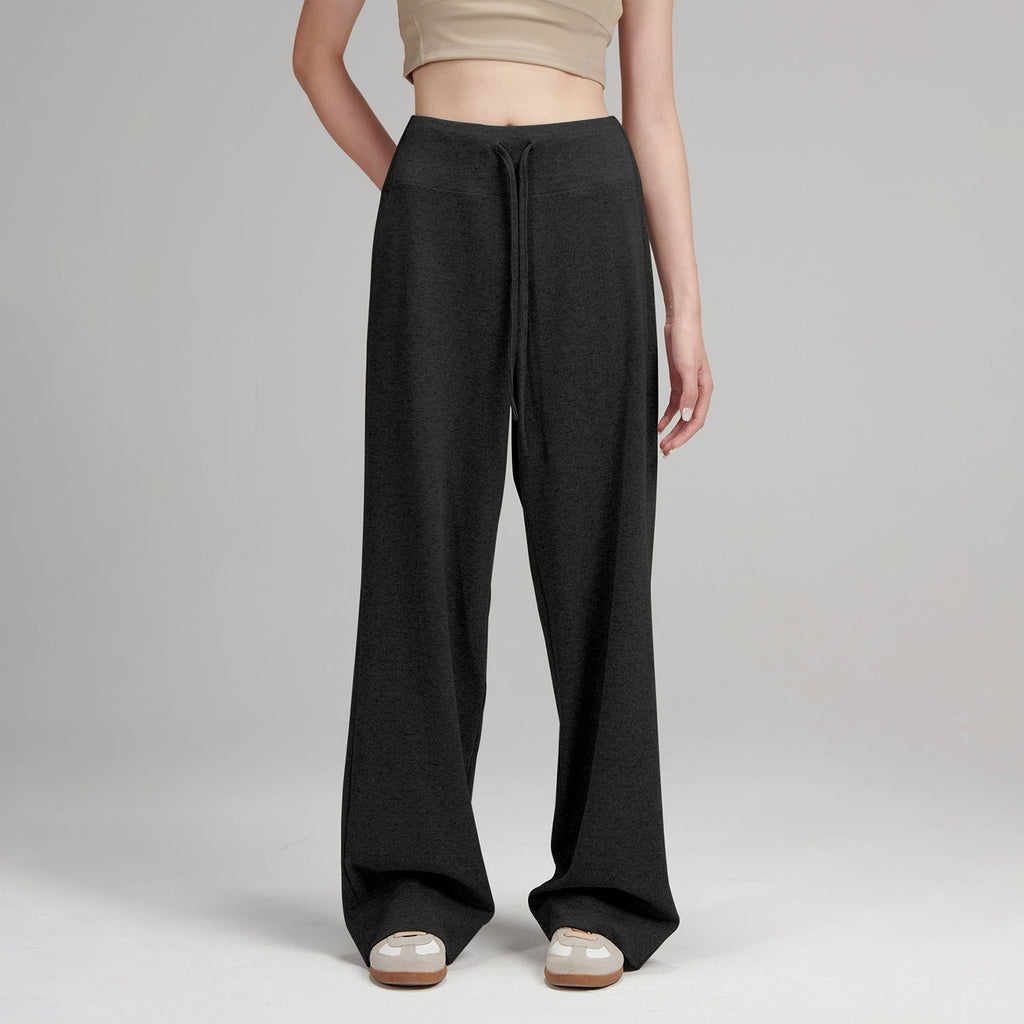 Women's new high waist drape loose drawstring sports casual pants