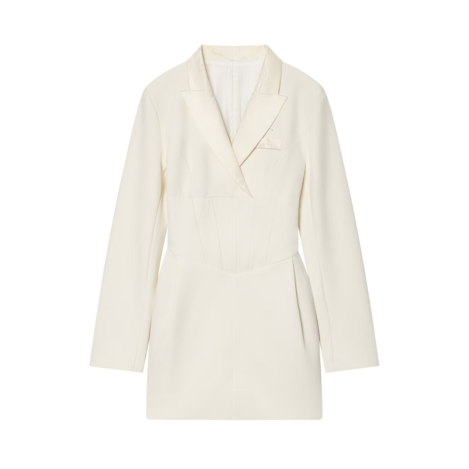 Women's patchwork lapel Blazer Coat style mini skirt